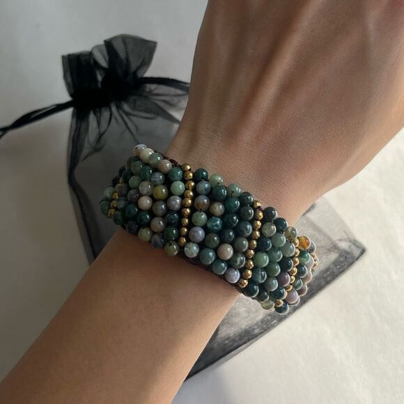 Elegant Multicolor Beaded Bracelet - Picture 8 of 14